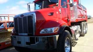 2014 Peterbilt 348 Automatic Gravel Trucks by CAMEX [upl. by Lihp]