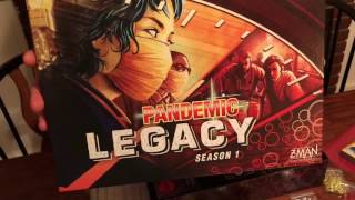 Tabletop Life  Unboxing Pandemic Legacy  Season 1 [upl. by Eelimaj370]