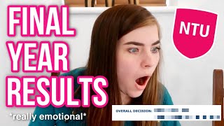 LIVE REACTION OPENING MY FINAL DEGREE RESULTS 2022  Nottingham Trent University very emotional [upl. by Meridith599]