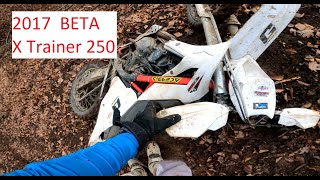 New hill  Tried 2017 Beta 250 Xtrainer 35 [upl. by Holsworth]