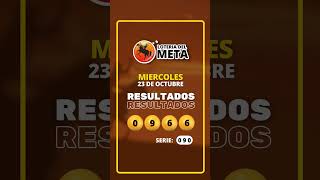 Resultado Loteria del Meta del Miércoles 23 de octubre de 2024Shorts Loteria [upl. by Albertina]