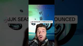 JJK Season 3 Announced [upl. by Nessah]