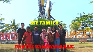 PANGANDARAN BEACH MY FAMILY [upl. by Acissaj]