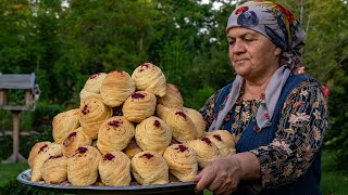 🌶 Making Chudu Traditional Azerbaijani Meat Pastry Recipe [upl. by Saeger]