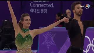 Gabriella Papadakis Guillaume Cizeron  20180219  OG Pyeongchang  Short Dance [upl. by Mireielle]