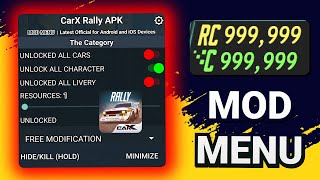 CarX Rally v27202 MOD MENU APK  OBB  Unlimited Money amp All Cars Unlocked [upl. by Cornwell669]