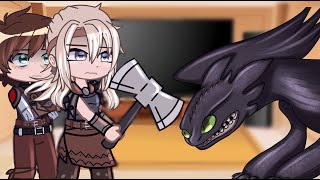 Past Dragon Riders React To Future  HTTYD  Gacha React [upl. by Laehcor546]