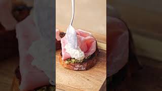 Bruschettas à la burrata et proscuitto  Lidl Cuisine [upl. by Eecyak]