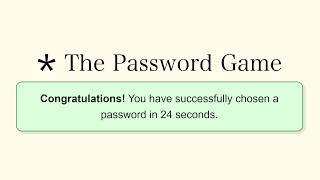 How speedrunners beat The Password Game in 24 seconds [upl. by Yelyr]