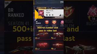 Free id seller in free fire 500 id sell op id seller freefire totalgaming shorts viralshort [upl. by Tankoos]