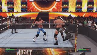 WWE 2K24 l Tournament l Semi Final 1 l AJ style vs HHH [upl. by Marlette]