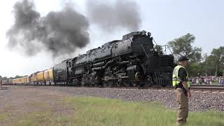 Union Pacific Big Boy 4014 East to Fairbury NE [upl. by Tychonn40]