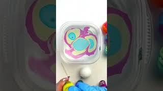 How to marble ornaments with nail polish shorts [upl. by Ramar]