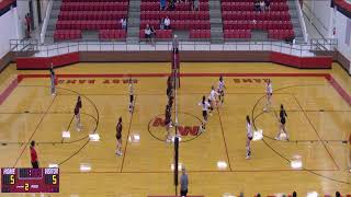 Mineral Wells High vs Pantego Christian Academy Girls Varsity Volleyball [upl. by Ehgit]