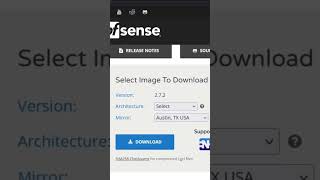 👍Como baixar o Pfsense mais atual  shorts pfsense opensource firewall [upl. by Ardnuat466]