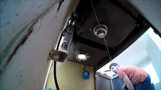 Installing Cast Iron Sink Facet Drain and Garbage Disposal  Time Lapse [upl. by Bevis]