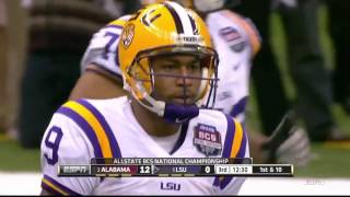 2012 BCS National Championship Game  1 LSU vs 2 Alabama Highlights [upl. by Block]