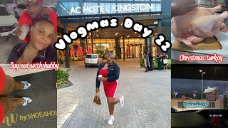 HUSBAND AND WIFE DAY OUT  We got Turkey for Christmas  AC Hotel  Linstead amp Kingston Vlogmas 22 [upl. by Jeannine]