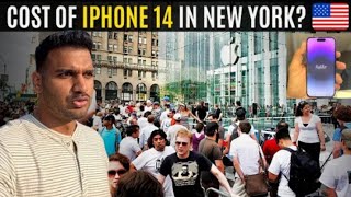 Buying iPhone 14 Pro from APPLES BIGGEST STORE NEW YORK🇺🇸 [upl. by London]