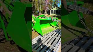 Another Project for Stratford diy home wood splitter firewood how to John Deere 1025R [upl. by Raffaj]