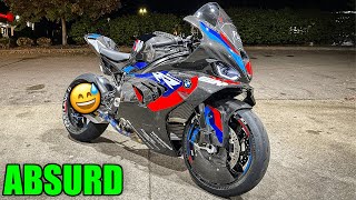 FIRST RIDE with INSANELY LOUD Exhaust On M1000rr  R1 BMW S1000rr [upl. by Lemyt544]