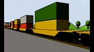 Intermodal Freight  Blender animation [upl. by At216]