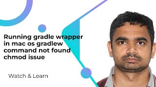 Running gradle wrapper in mac os gradlew command not found chmod issue [upl. by Morly455]