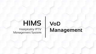 HIMS IPTV Guide Part 4 VoD Management [upl. by Yedorb376]