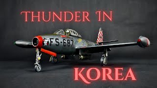 Hobby Boss I 132 Republic F84E Thunderjet I Full Video Build I [upl. by Nagram]