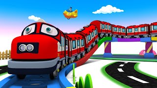 ChooChoo Adventures with Cartoon Toy Train [upl. by Silvie]