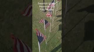 Swanton Village Vermont Memorial Day Flag Display [upl. by Ykcul]