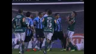 Confusão no jogo entre Palmeiras e Grêmio  Copa do Brasil 2012 [upl. by Audrie]