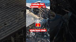 Louisville Plant Explosion Felt Miles Away [upl. by Esilahc]