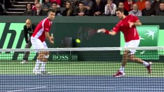 Davis Cup Suisse  Kazakhstan [upl. by Niraa]