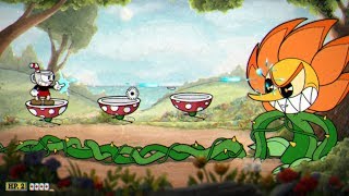 Cuphead Cagney Carnation Boss Fight 5 [upl. by Anchie]