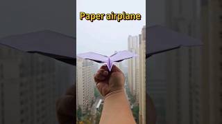 Throw a paper airplane that flies very cool  paper airplane  paper plane  paper aeroplane [upl. by Engis900]