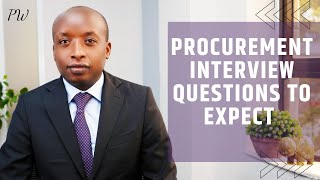 Procurement Interview Questions To Expect [upl. by Neram548]