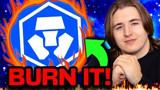 CRO COIN BURN INCOMING CRYPTOCOM BREAKING NEWS [upl. by Ria39]