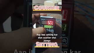 Autonics Counter setting kaise kare [upl. by Dremann]