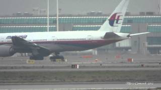 THE LAST FLIGHT Malaysia Airlines 777 in Rome Fiumicino FCOLIRF [upl. by Sayles]