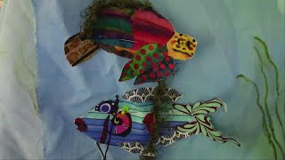 LiveStream Sunday at OT2Q Oct 6 24 Colorwash Rowland Quilt Complete Undersea Art Quilt New1 [upl. by Browne438]