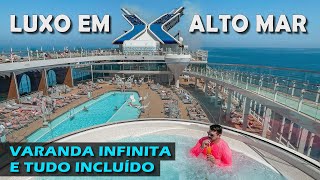 COMO É E QUANTO CUSTA UM CRUZEIRO DE LUXO COM TUDO INCLUÍDO PELA EUROPA VEJA O NAVIO CELEBRITY EDGE [upl. by Gnanmas966]