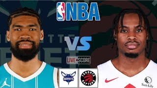 Charlotte Hornets vs Toronto Raptors  NBA Regular Season Live Scoreboard [upl. by Gerstner]