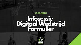 20sept21 GSG Infosessie Digitaal Wedstrijd Formulier [upl. by Nadeen858]