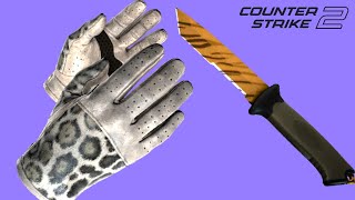 DRIVER GLOVES SNOW LEOPARD amp TIGER TOOTH URSUS KNIFE CS2 [upl. by Akino370]