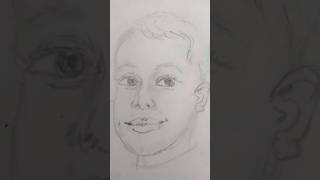 Sketch sketch little boy sketch boy sketch face sketch eyesart ytshorts youtubeshorts yt [upl. by Honan]