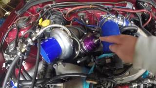 Subaru Compound Turbo  Wastegate Testing While Driving [upl. by Atteuqram18]