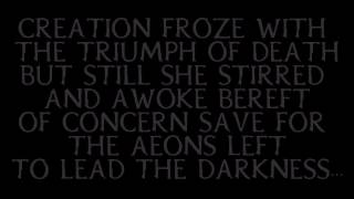 Cradle of Filth  Saffrons Curse Lyrics [upl. by Aynotak747]