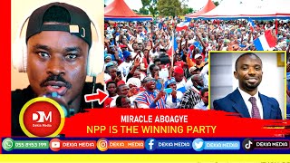 Miracles Aboagye Gives message of hope from NPP Collation Room [upl. by Anahsek]