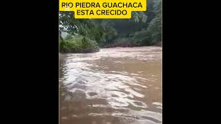 RIO PIEDRA GUACHACA ESTÁ CRECIDOAlertan en la parte baja río Bonda y Gaira [upl. by Worth]